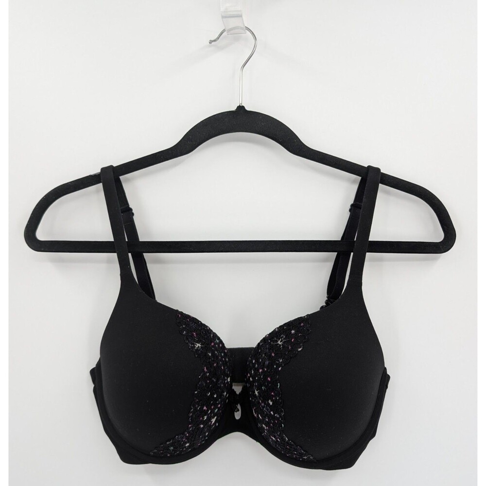 Victoria's Secret Bra 32DD Black Perfect Shape